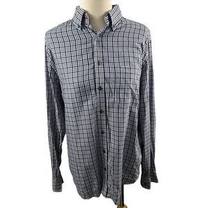 🌿4/$30🌿 CANDA‎ Blue Brown Plaid Button Down Shirt (S)